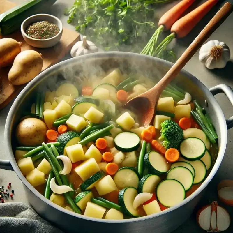 EASY CHICKEN VEGETABLE SOUP