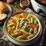 CROCK POT CHICKEN AND PASTA SOUP